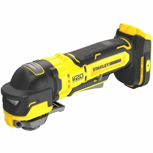 Multi-Herramienta Oscilante BRUSHLESS V20 Li-Ion 18V, velocidad variable 0-19.000 opm, ángulo de oscilación 1.6°/3.2°. Incluye 14 accesorios. Sin cargador/batería