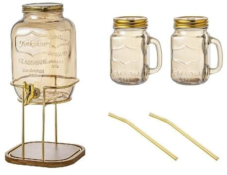 Carafe d'eau Verre eau froide bouilloire seau lumière froide théière grande capacité maison distributeur de boissons avec robinet fête pique-nique jus pot Carafes