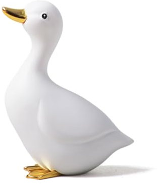 NENBOLEC Figura Decorativa de Pato para decoración de Animales, Escultura Moderna, Adorno para el hogar, Centro de Mesa, Manualidades, poliresina, Arte, 12 cm