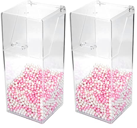 Beaupretty 2sets Scatola Portaoggetti Per Cosmetici Scatola Portapennelli Per Trucco Da Donna Organizer Per Strumenti Per Trucco Portatrucco Portapennelli Per