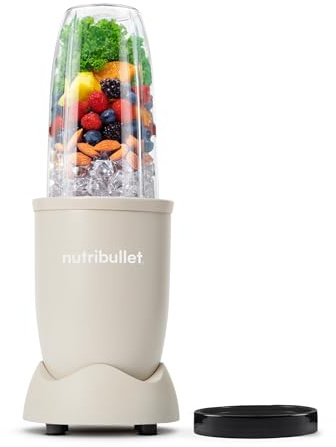 Nutribullet Pro 900 - Blender Personnel Multifonction, Smoothie, Fruits et Légumes, Compact, Facile à Utiliser et Nettoyer, Extraction Nutriments, 900W, Minéral Gris (NB904MASN)