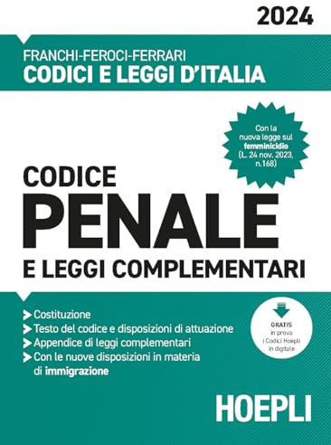 Codice penale e leggi complementari 2024. Con espansione online