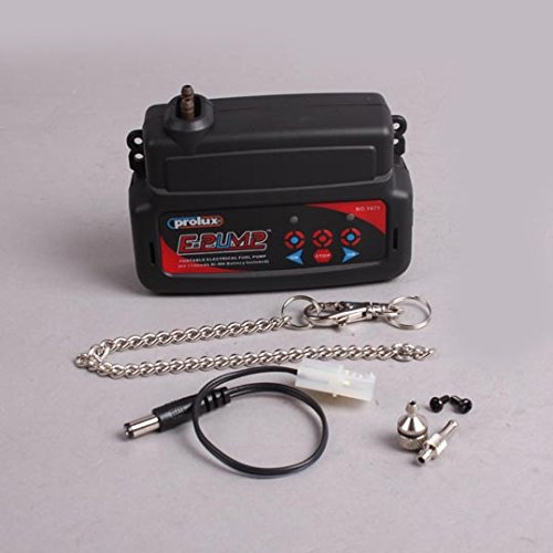 Prolux 1671 Portable Electrical Fuel Pump (6V 1100mAh Ni-MH Battery Included) for Gasoline & Nitro Engine