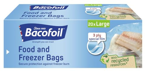 Bacofoil 20 fryspåsar stor 6 liter 29 x 47 cm