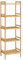 SONGMICS 5-Tier Bamboo Storage Rack for Bathroom, Kitchen, Bedroom, 31.5 x 45 x 142 cm, Natural BCB075N01