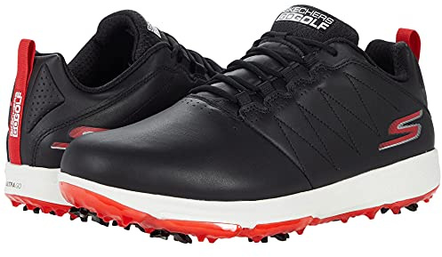 Skechers Herren Pro 4 Legacy Golfschuhe, Schwarz/Rot, UK, - schwarz / rot - Größe: 44.5 EU