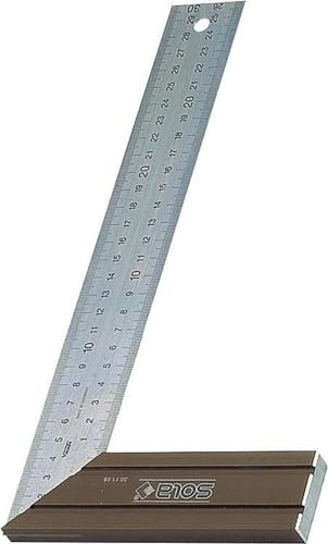 Escuadra VP 35, longitud 35 cm paso en mm bilateral tope de pestaña 45 °