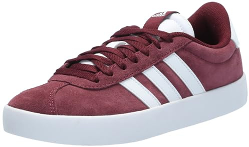 adidas VL Court 3.0, Scarpe da Ginnastica Uomo, Rosso Ombra/Bianco/Rosso Ombra, 44 EU