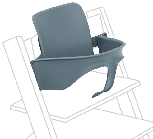 Tripp Trapp Baby Set 2 de Stokke, Azul Fiordo - Ideal para bebés de 6 a 36 meses - Convierte la silla Tripp Trapp (fabricadas después de mayo 2003) en una cómoda trona
