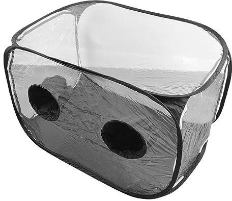 HOHXFYP Still Air Box, Faltbares, Robustes Pilzzuchtset mit Reißverschluss, Tragbare Pilzzuchtbeutel, Mykologie Abzugshauben Vermehrungsstationen, Inklusive Aufbewahrungstasche