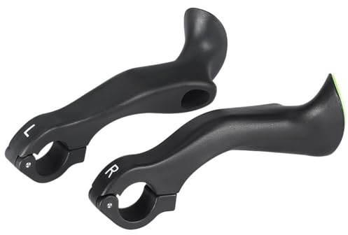 Esshogo Terminali manubrio MTB dal design ergonomico per mountain bike, terminali manubrio per manubri da 21,8-22,2 mm Terminali manubrio bike rest, terminali manubrio bicicletta