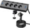 Tischsteckdose 4 Fach mit 2 USB C, Ecksteckdosenleiste mit 6 USB, Schreibtisch Steckdose, Küchensteckdose, Steckdosenleiste Wandmontage, Mehrfachsteckdose mit Schalter - 2M Black 002