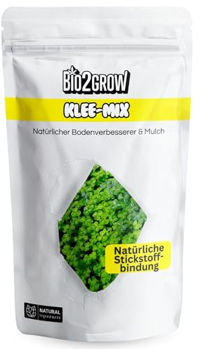 Bio2grow Klee-Mix 50 gram – naturlig gröngödsel frön för jordförbättring och kväveberikning, mångsidig blandning för trädgård och rabatter