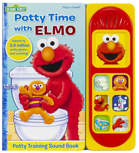 Sesame Street - Potty Time with Elmo - Potty Training Sound Book - PI Kids