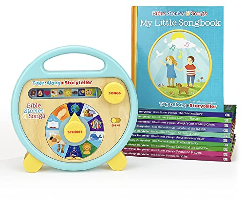Bible Stories and Songs Interactive Electronic Take Along Storyteller with 11 Books (Little Sunbeams)