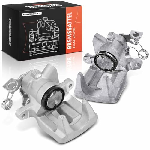 Frankberg 2x Étrier de frein Pince de frein Arrière Gauche Droite Aluminium Compatible avec 407 6D 407 SW 6D 6E 407 Coupé 6C C5 III RD C5 III Break RW Remplacer# 4401G5