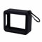 Silicone Speaker Case Cover for JBL GO 2 GO2 Stand Up Protective Cover Shell Anti-fall Travel Durable Shockproof Case Bluetooth Waterproof Speaker Accessories (black)