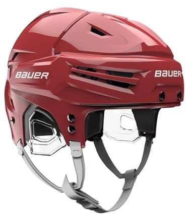 BAUER Reakt 65 Helm Senior, Größe:L, Farbe:rot