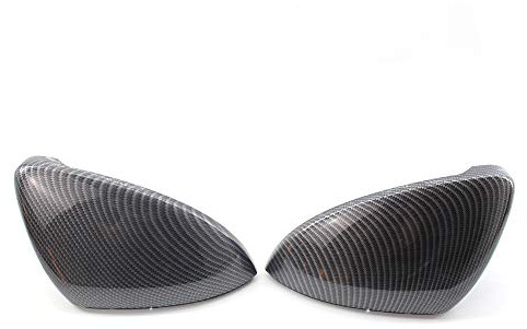 Spiegelkappen Außenspiegel Seitenspiegel Abdeckkappen Rückspiegel Abdeckung Rückspiegelkappe Kappen Spiegel Gehäuse carbon links und rechts für Golf 7 Golf VII Golf MK7 2014-2019 Tour-an 5T1 ab 2016
