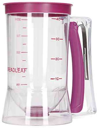 Dispenser per Pastella ABS 900ml Pancake Cupcake Cake Waffle Strumento di Cottura per Separatore di Crema per Pastella Premium