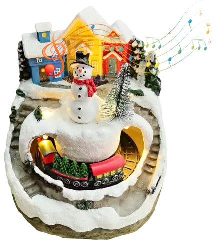 Weihnachtsdorf Mit Beleuchtung, Weihnachtsdeko Häuser, Weihnachtshaus Beleuchtet, Weihnachtshäuser, Weihnachtsstadt Mit Beleuchtung Christmas Town, Beleuchtung Weihnachtsdeko Sale Winterdorf (B)
