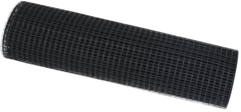 Brokky 42005176 Recinto in Filo Saldato Grigio 0.8x10 m Acciaio Rete in Rotolo per Recinzioni Metalliche da Giardino,Pollaio,Vigneto,Recinzione Rigida Resistente