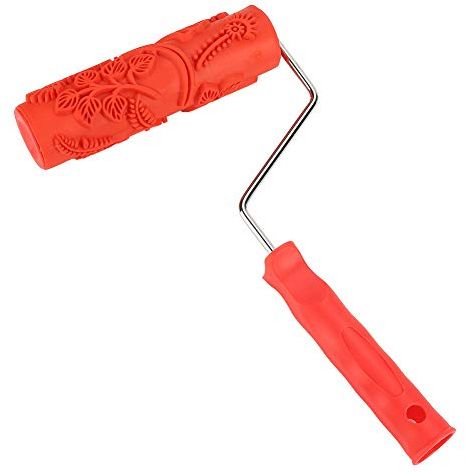 Haofy Rullo per Pittura con Motivi, Rullo Decorativo in Gomma di Alta qualità, Pennello per Pittura Strutturato da 7,1 Pollici per la Decorazione Murale Fai-da-te