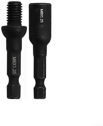 Juego de herramientas para destornillador de perno de suspensión M6/M10 y adaptador de inserción roscado para proyectos de madera (M8)