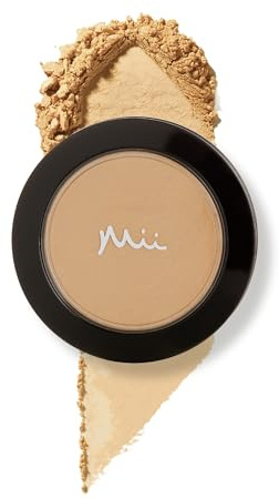 Mii Cosmetics Midi Irresistible Face Base | 100% Pure Mineral Foundation | Award-Winning Face Powder Foundation | Vegan Formula, SPF 30 | Buildable Coverage | Flawless Finish | Precious 05 | 2.5g