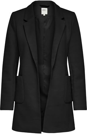 Only Onlbaker-Linea L/S Coatigan CC Pnt Cappotto Donna, Nero 1, S