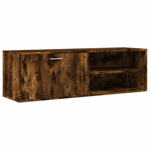 vidaXL Mobile Porta TV Rovere Fumo 120x34x37 cm Legno Multistrato