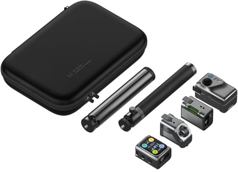 M-Cube Pro - Combo de herramientas de medición láser, 4 módulos construidos para adaptarse, trípode M y funda de protección M, medidor de distancia láser modular recargable con láser bilateral