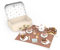 Speedy Monkey Birthday Tea Set - Includes Teapot, Cups, Saucers, Play Food & Blanket with Case | Premium FSC Certified Wood | Safe Non-Toxic Paint & Smooth Edges | Great Boys & Girls Toys Age 4