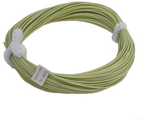 Weight Forward Fly Fishing Line 100FT Length with Size Range 5F 6F 7F 8F Suitable for Different Casting Styles and Target Species (5F)