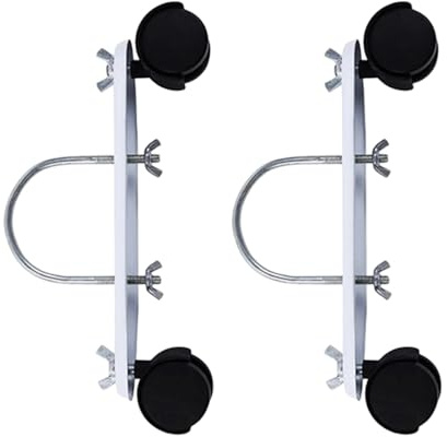 Soporte De Polea Móvil – 2 Piezas De Hardware De Soportes De Rueda Giratoria, Reemplazo De Ruedas De Muebles, Aparato De Taller De Hogar | Soporte De Polea De 360 Grados Para Salón, G