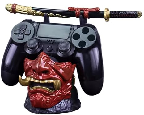 Harts kontrollhållare – 8,5 x 7 x 13,8 cm figur, joystick hängare ställ, skrivbordsförvaring | videospelrum dekoration saker samla man grotta pojkar födelsedagspresent organisering headset fjärrstativ