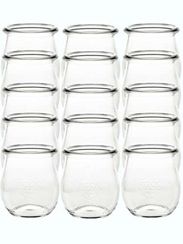 24er Set Weck Gläser 220 ml Tulpengläser Einmachgläser Sturzgläser Weckgläser
