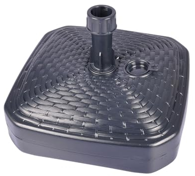 Pied de parasol 12L befüllbar rotin Pied de parasol parasol Porte-parapluie