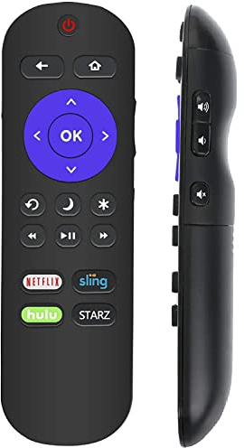 Remote Control Fit for All Sharp Roku TV LC-32LB591U LC-32LB481U LC-43LB481C LC-43LB481U LC-43LBU591U LC-43LB601U LC-50LB601U LC-50LBU591U LC-55LBU591U LC-65LBU591U