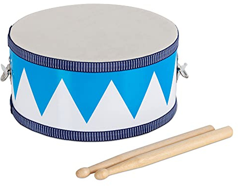 Classic Cantabile Tambor Infantil 8 Blanco-Azul