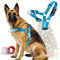 Hundegeschirr Anti-Traktion, Nylon Hundegeschirr, Step-In, Reflektierende, Widerstandsfähige und Bequeme Geschirr, für Tägliche Aktivitäten und Training（S）