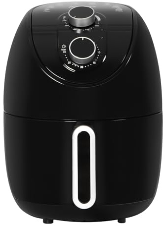 Panana Compact Rapid Digital Air Fryer 3.5L 1200W, 8 Preset Cooking Functions, LED Display Air Fryer Timer, Max Temp 200°C, Healthy Oil Free