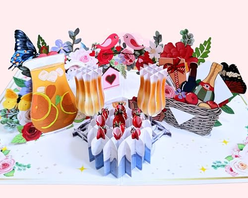 Card Mavens - Fira med stil pop up-kort, jubileumskort, grattis på jubileumskort för man och fru, förlovningskort, grattis på bröllopskort, födelsedag, nytt hem gratulationskort