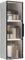 Kleiner Hängeschrank Keine Bohrlöcher Erforderlich Küchenoberschrank Ohne Rückwand Open Compartment Geeignet für Badezimmer, Über der Toilette(25 * 15 * 75cm)