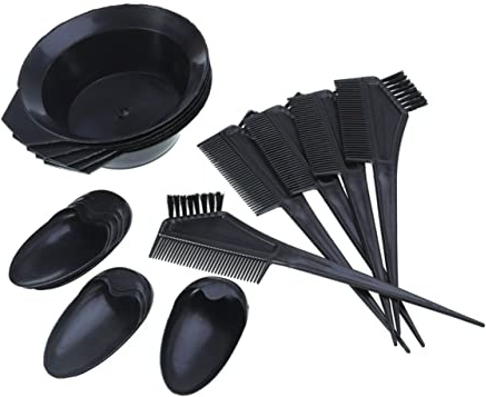 Ipetboom 5pezzi Kit di Strumenti per Colorazione Capelli Set Strumenti per Tintura Capelli da Parrucchiere Fai da Te