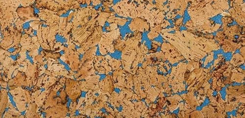 Cork Wall Tiles Decorative 60cm x 30cm (11 Tiles) Total 1,98 m2 (Azul)