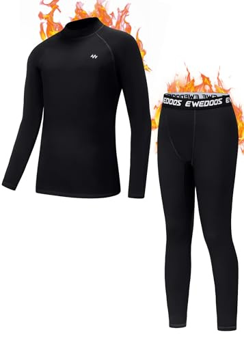 Thermal Underwear Set for Kids 2 Piece Sets Base Layer kids long johns