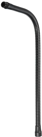 PATIKIL 19 Microphone Gooseneck, 5/8-27 Thread Metal Universal Hose Flexible Arm Gooseneck Tube Extension for Multifunction DIY, Black