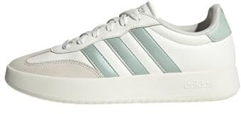 adidas Women's Barreda Schuh Off White/Linen Green Met. / Linen Green Met. 41 1/3