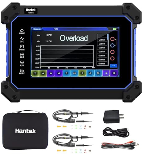 Hantek TO1112 Oscilloscope Multi Functional Full Touch Screen Durable and Suspended Design Portable